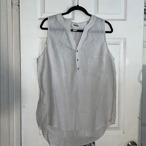 Magaschoni White sleeveless top like new condition